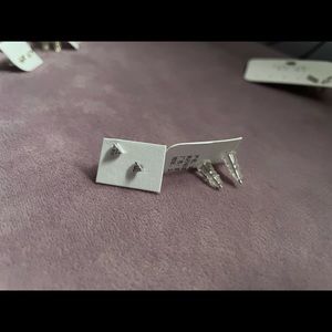 Silver earrings